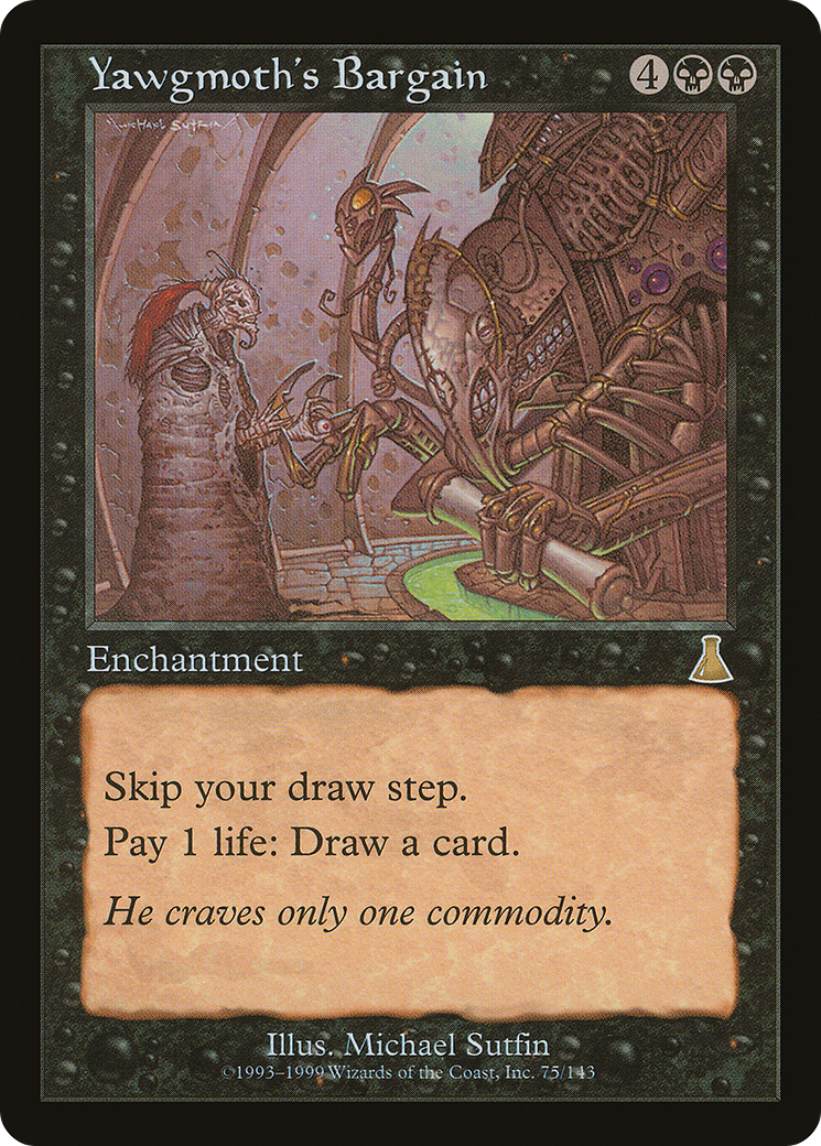 Yawgmoth's Bargain (UDS-075) [Urza's Destiny] Foil