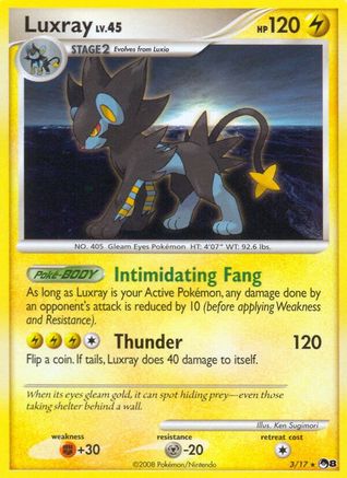 Luxray (3/017) [POP Series 8] - Rare