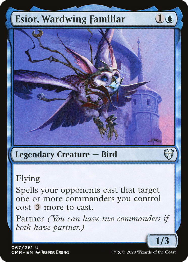 Esior, Wardwing Familiar (CMR-067) [Commander Legends] Foil