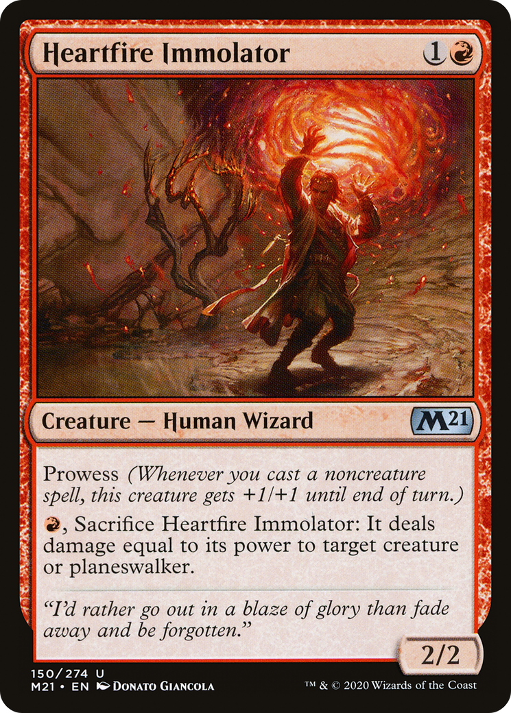Heartfire Immolator (M21-150) [Core Set 2021]