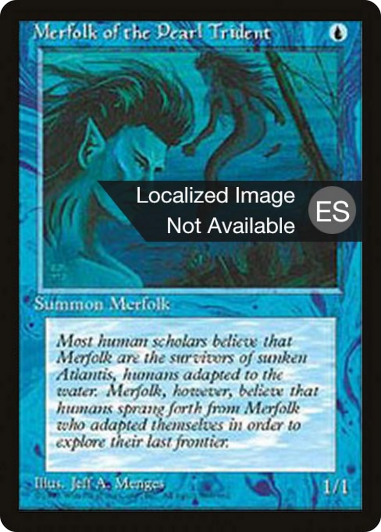 Merfolk of the Pearl Trident [Fourth Edition Foreign Black Border]