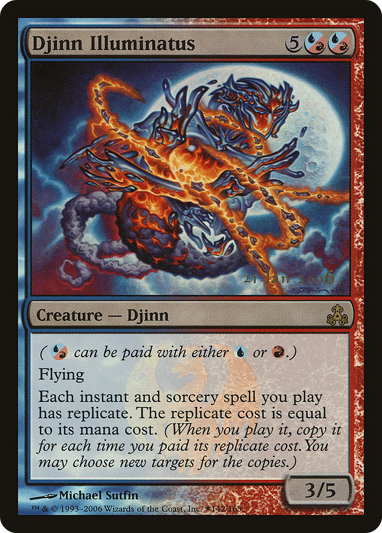 Djinn Illuminatus (PRE-028) [Guildpact Promos] Foil