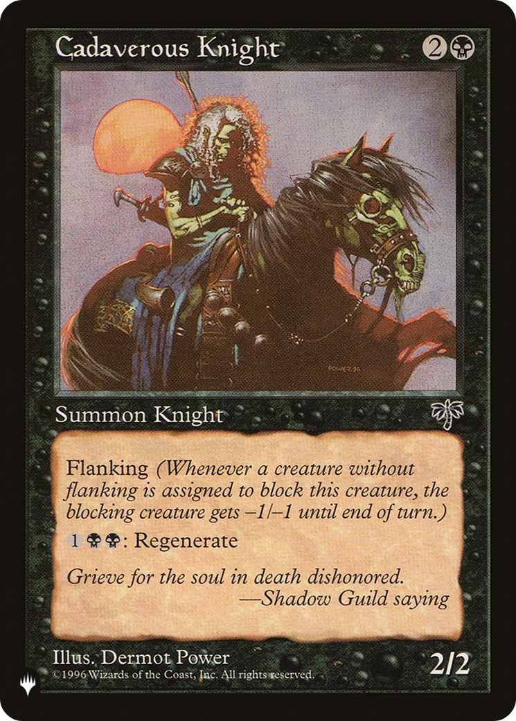 Cadaverous Knight - The List [The List]
