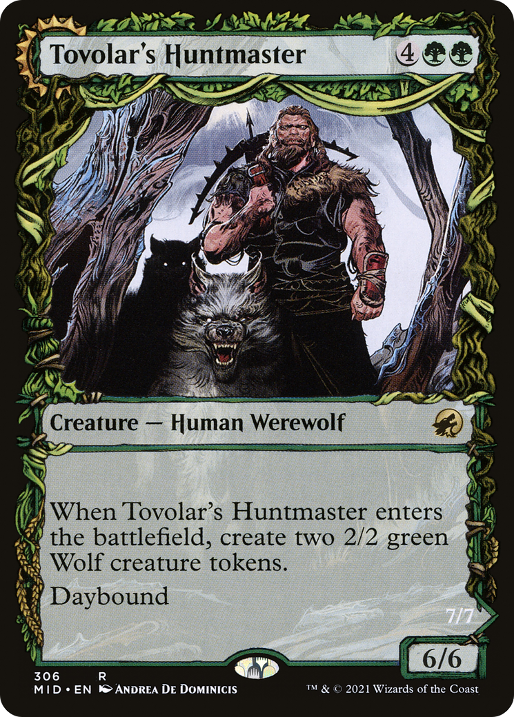Tovolar's Huntmaster (Showcase) (MID-306) [Innistrad: Midnight Hunt] Foil