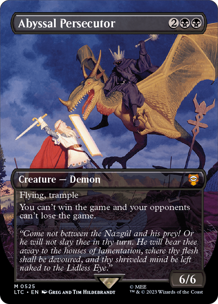 Abyssal Persecutor (Borderless) (LTC-525) [Tales of Middle-earth Commander]