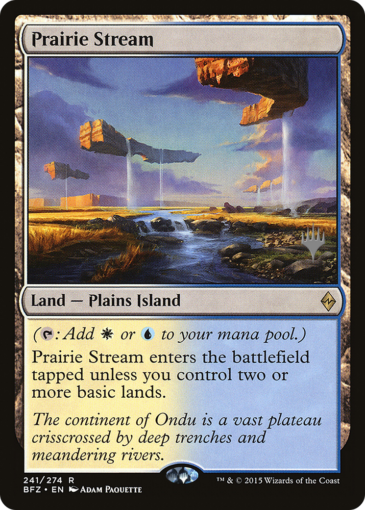 Prairie Stream [Promo Pack: Battle for Zendikar Promos]