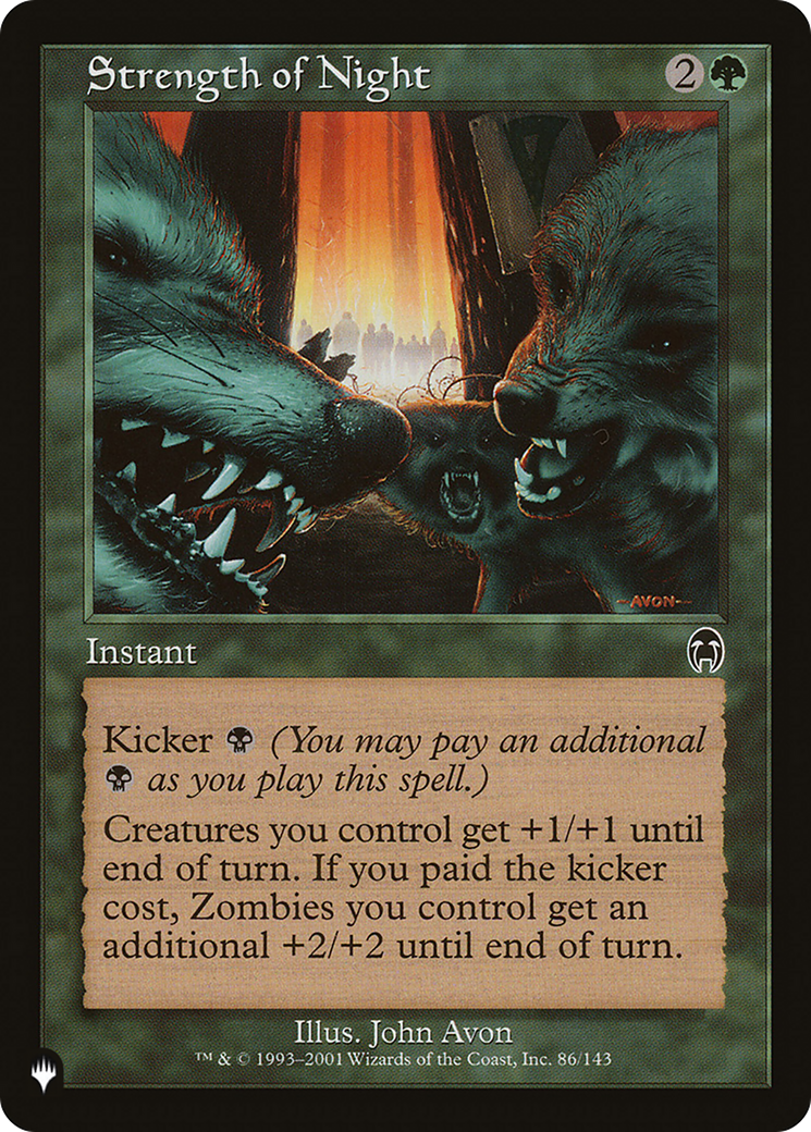 Strength of Night - The List [The List]
