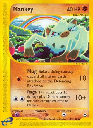 Mankey (92/147) [Aquapolis] - Common