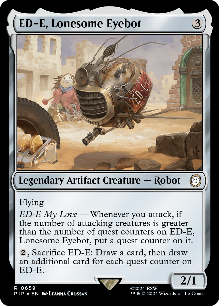 ED-E, Lonesome Eyebot (Surge Foil) (PIP-659) [Fallout] Foil