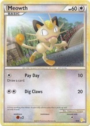Meowth (#4) (4/30) [HGSS Trainer Kit Gyarados & Raichu] - Common