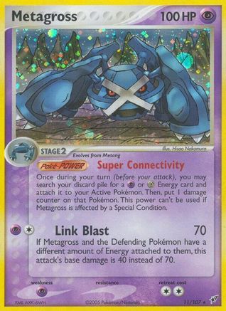 Metagross (11/107) [Deoxys] Holofoil - Holo Rare