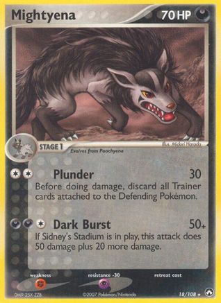 Mightyena (018/108) [Power Keepers] - Rare