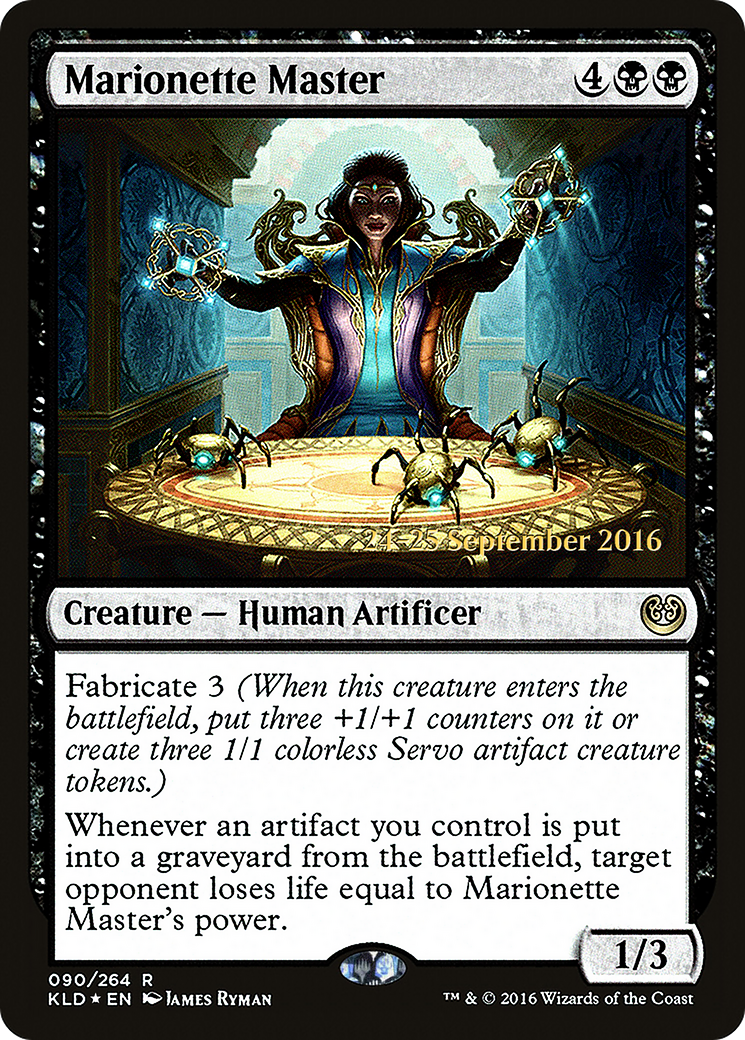 Marionette Master (PRE-090) [Kaladesh Promos] Foil
