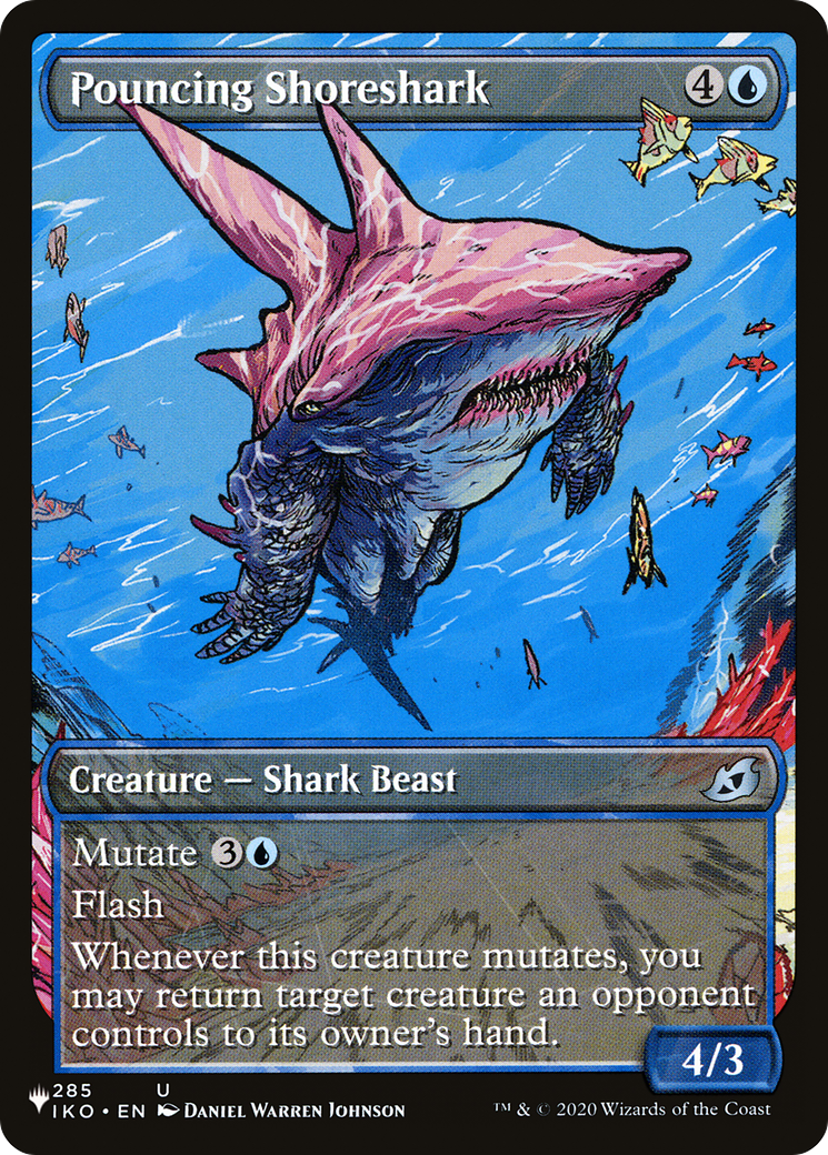 Pouncing Shoreshark (Showcase) (LIST-285/274) [The List]
