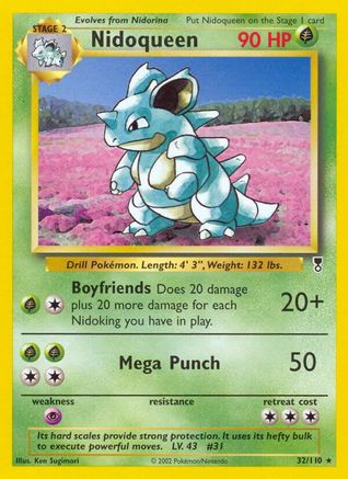 Nidoqueen (32/110) [Legendary Collection] - Rare