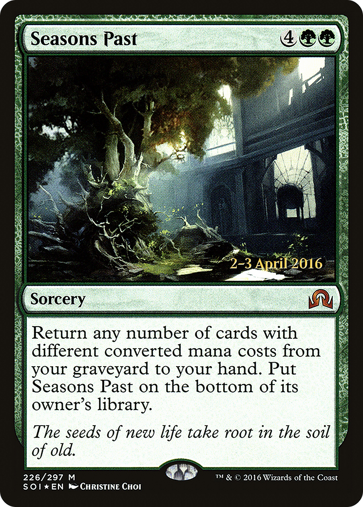 Seasons Past (PRE-226) [Shadows over Innistrad Promos] Foil