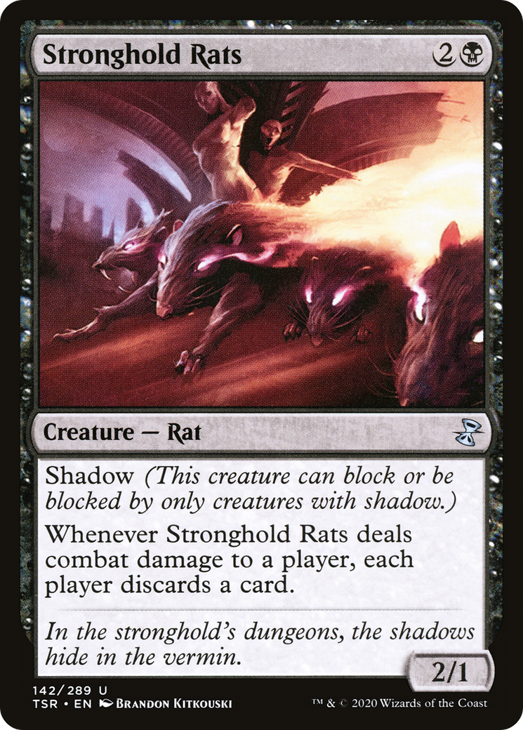 Stronghold Rats (TSR-142) [Time Spiral Remastered] Foil