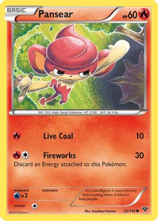 Pansear (022/146) [XY Base Set] - Common