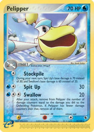 Pelipper (019/109) [Ruby and Sapphire] - Rare