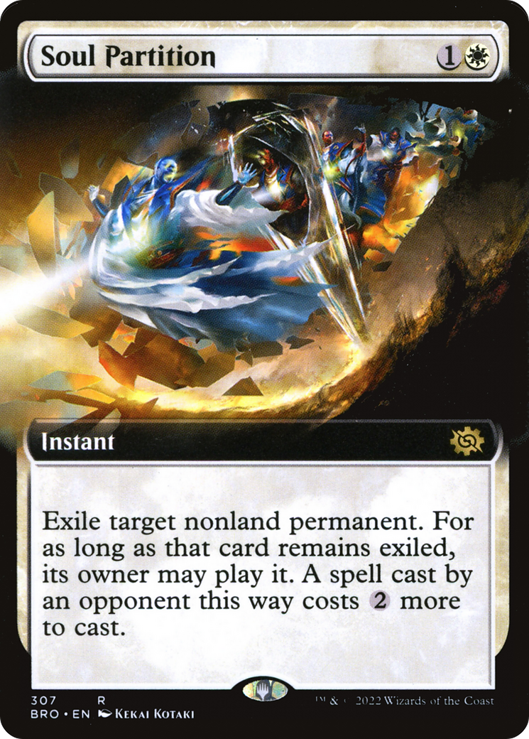 Soul Partition (Extended Art) (BRO-307) [The Brothers' War] Foil