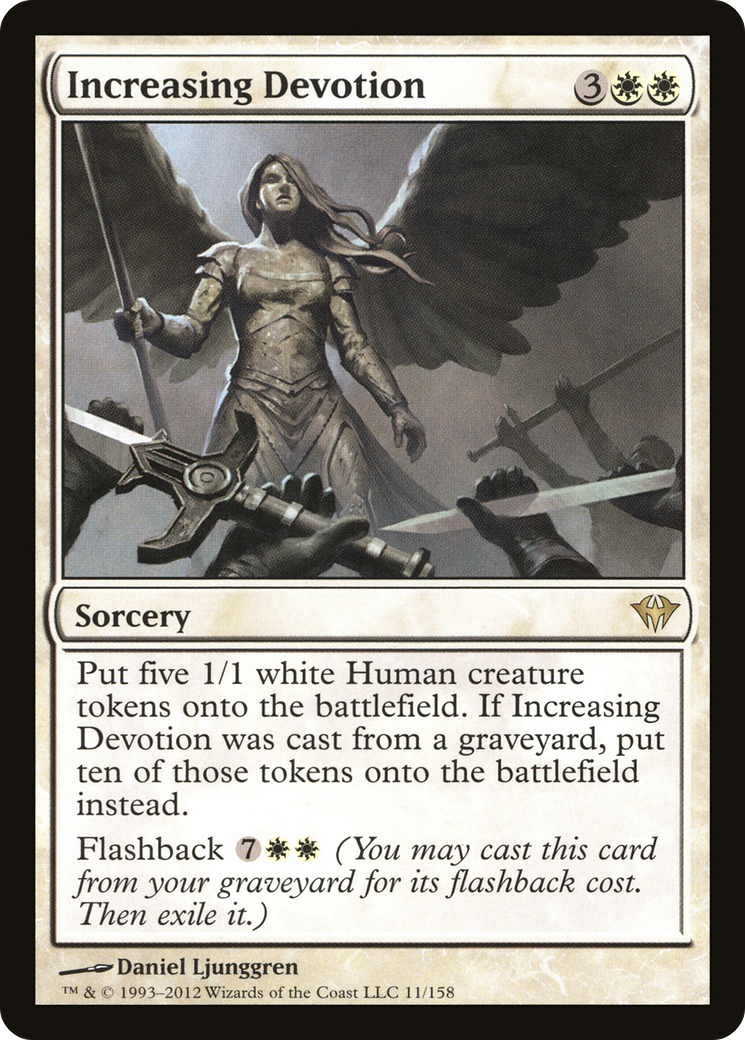 Increasing Devotion (DKA-011) [Dark Ascension] Foil