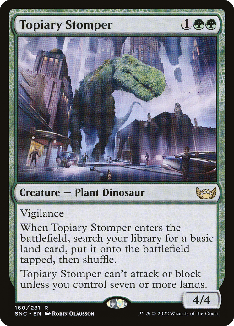 Topiary Stomper (SNC-160) [Streets of New Capenna]