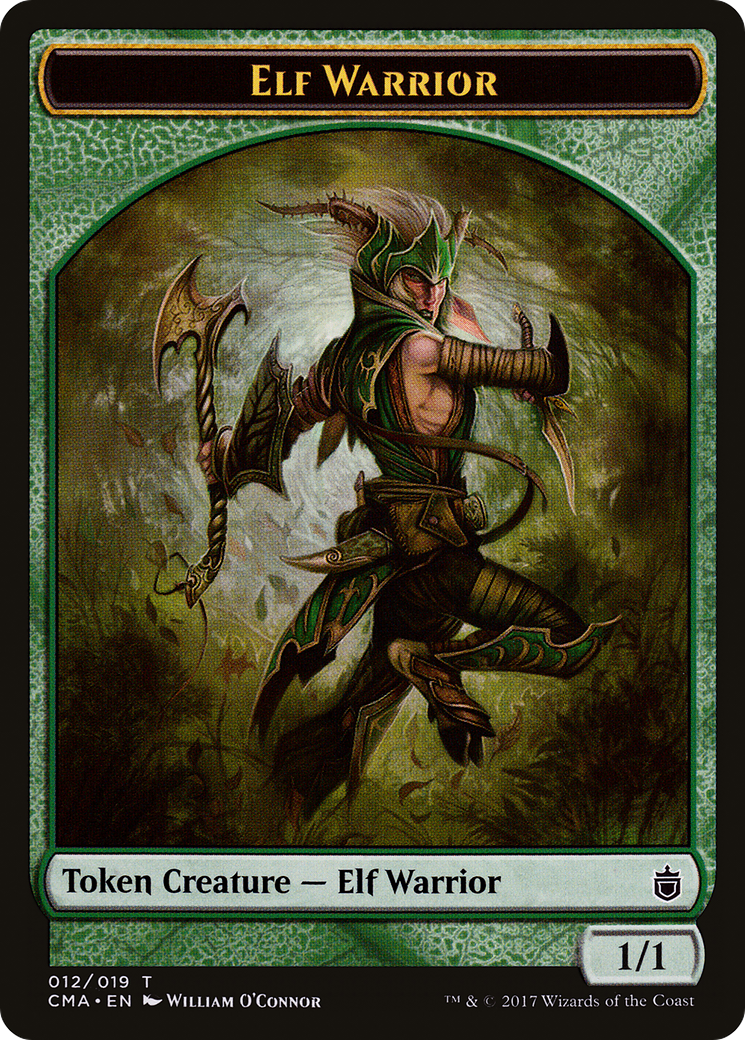 Elf Warrior Token (CMA-012) [Commander Anthology Tokens]