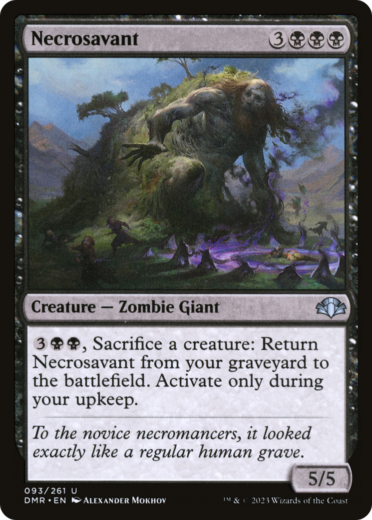 Necrosavant - Foil [Dominaria Remastered]