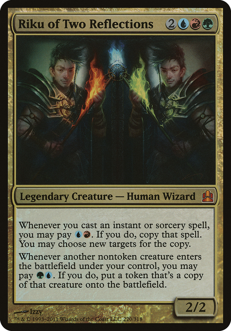 Riku of Two Reflections (Commander) (OVER-220) [Commander 2011 Oversized] Foil