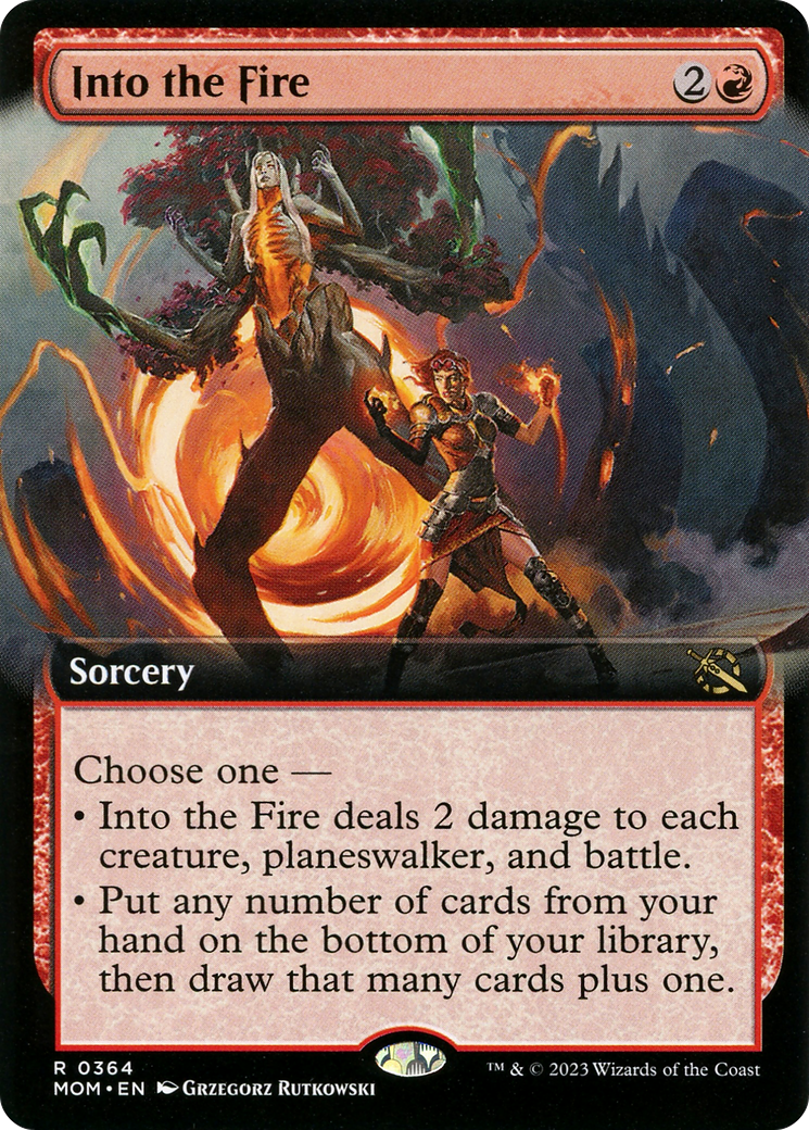 Into the Fire (Extended Art) (MOM-364) [March of the Machine]