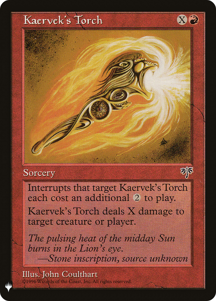 Kaervek's Torch (LIST-185) [The List]