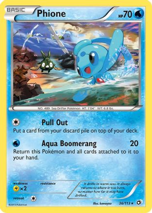 Phione (036/113) [Legendary Treasures] - Rare