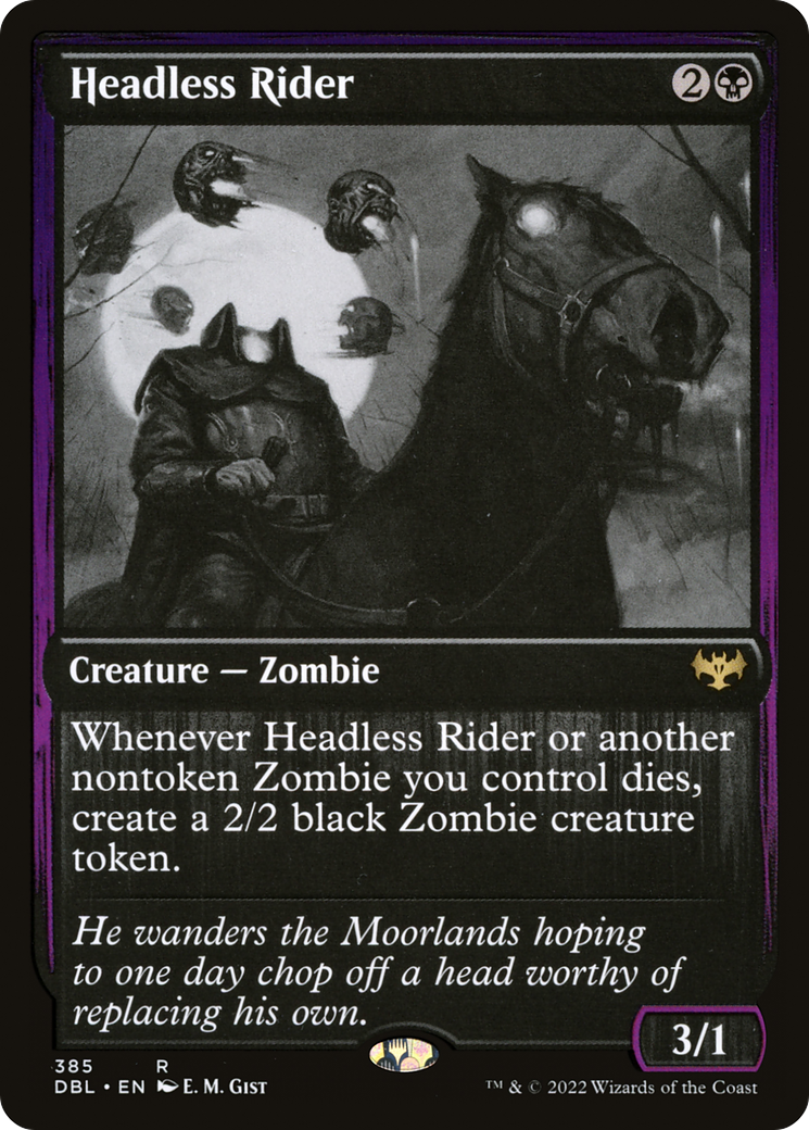 Headless Rider (DBL-385) [Innistrad: Double Feature]