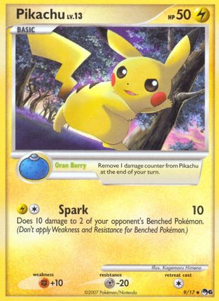 Pikachu (9/017) [POP Series 6] - Common