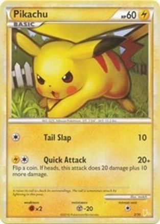 Pikachu (#16) (16/30) [HGSS Trainer Kit Gyarados & Raichu] - Common