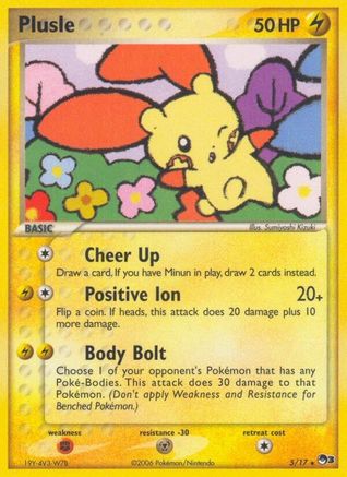 Plusle (5/017) [POP Series 3] Holofoil - Rare
