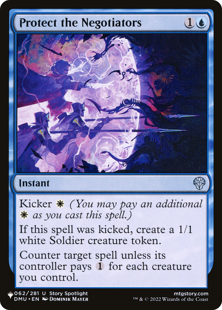 Protect the Negotiators (LIST-062/281) [The List]