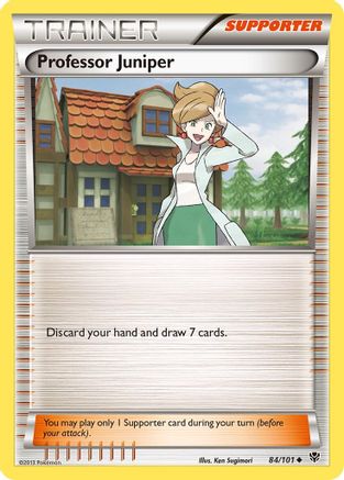 Professor Juniper (084/101) [Plasma Blast] Reverse Holofoil - Uncommon