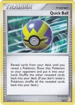 Quick Ball (10/11) [DP Trainer Kit Manaphy & Lucario] - Common
