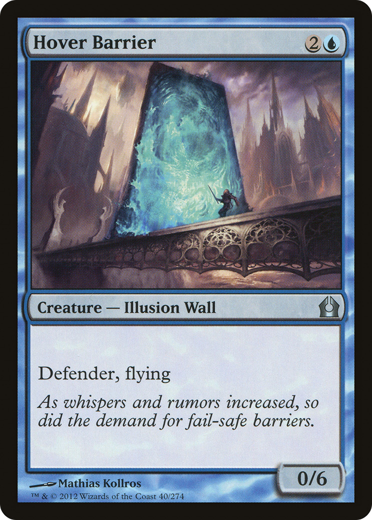 Hover Barrier (RTR-040) [Return to Ravnica] Foil
