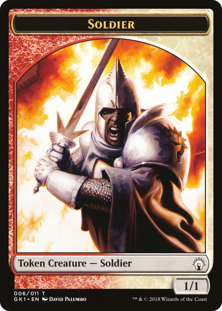 Soldier (002) // Goblin Token (GR1-2 // 4) [GRN Guild Kit Tokens]