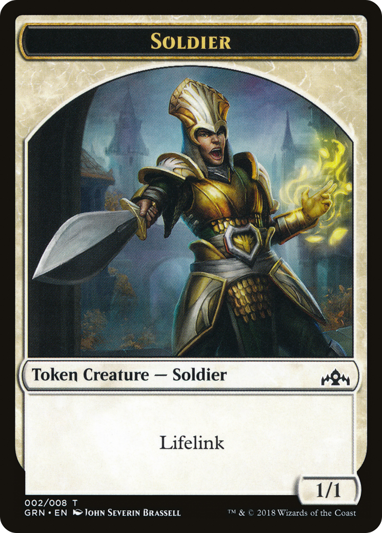 Soldier (002) // Goblin Token (GR1-2 // 4) [GRN Guild Kit Tokens]