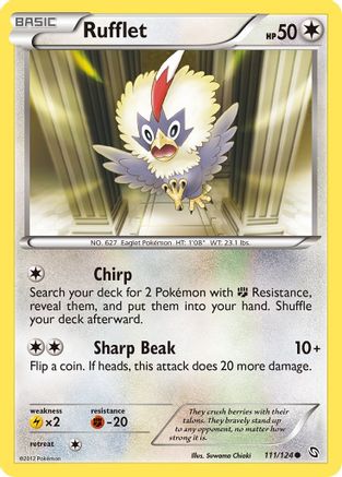 Rufflet (111/124) [Dragons Exalted] Reverse Holofoil - Common