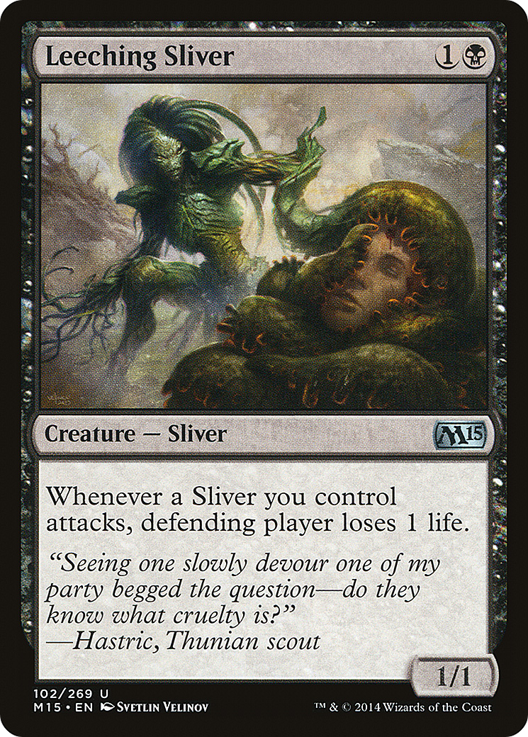 Leeching Sliver (M15-102) [Magic 2015]