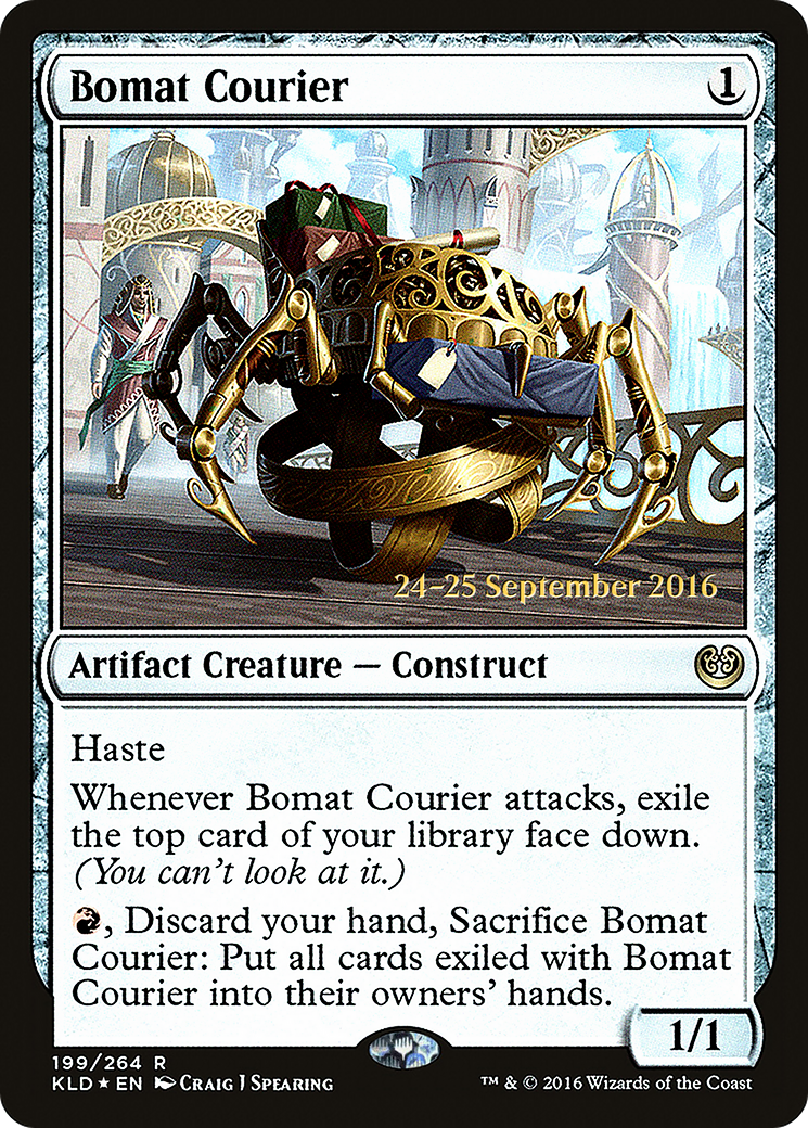 Bomat Courier (PRE-199) [Kaladesh Promos] Foil