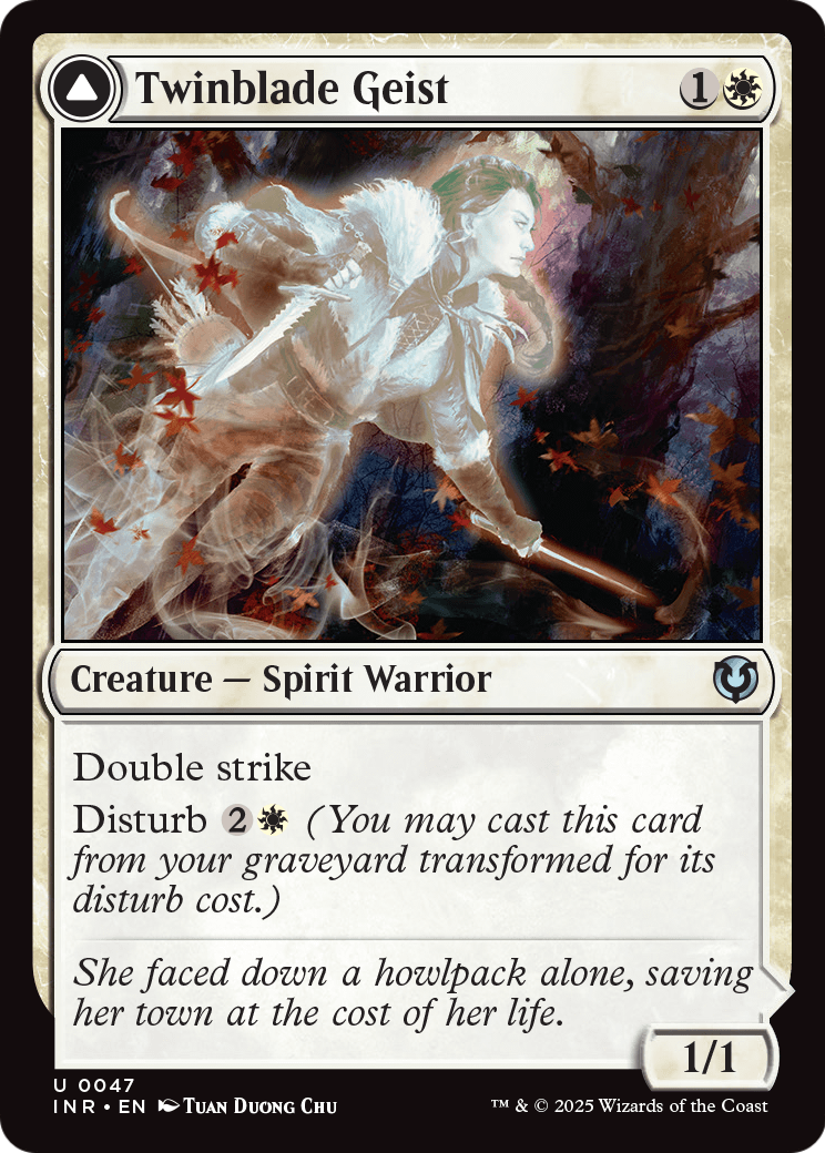 Twinblade Geist (INR-047) [Innistrad Remastered]