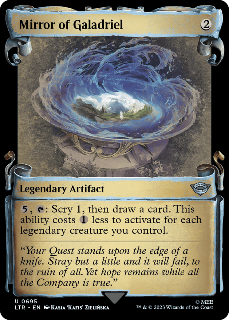 Mirror of Galadriel (Showcase Scrolls) (LTR-695) [The Lord of the Rings: Tales of Middle-earth] Foil