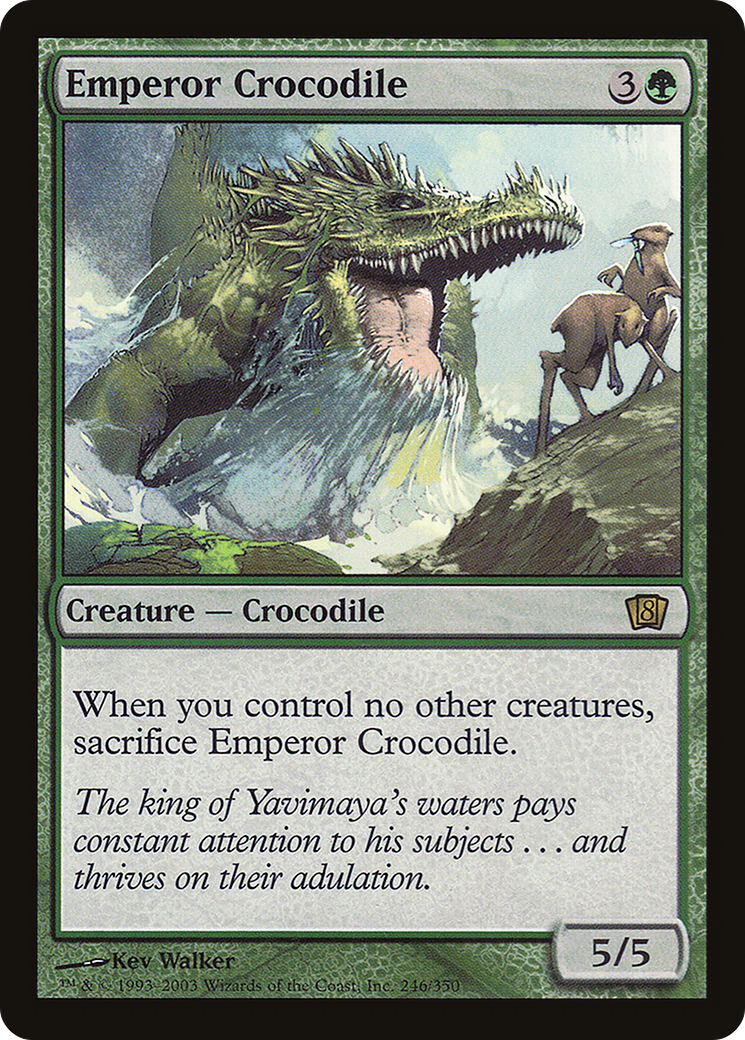 Emperor Crocodile (8ED-246) [8th Edition] Foil