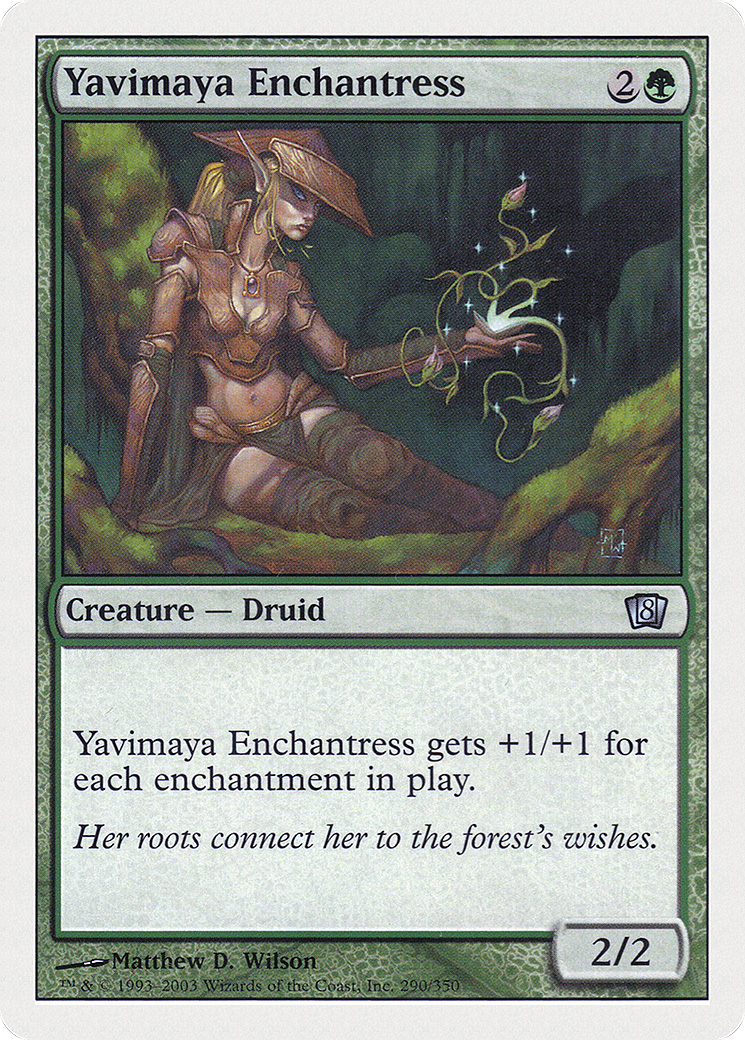 Yavimaya Enchantress (8ED-290) [8th Edition]