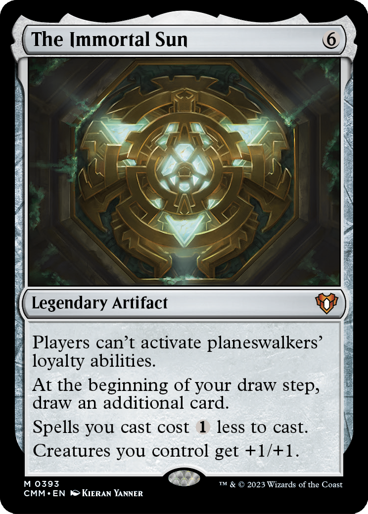The Immortal Sun (CMM-393) [Commander Masters] Foil